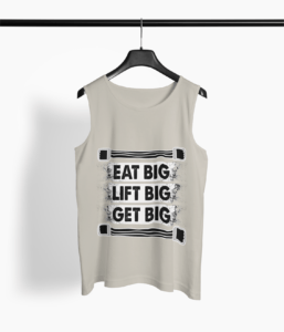 Fitness Quote Round Neck Vest - Its Clover