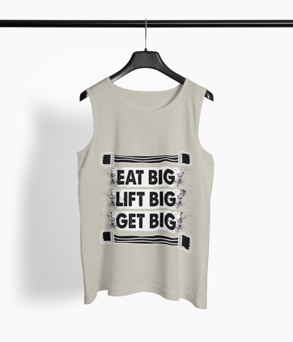 Fitness Quote Round Neck Vest - Its Clover