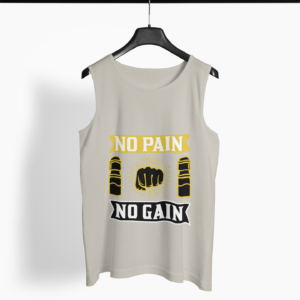 Fitness Quote Round Neck Vest - Its Clover
