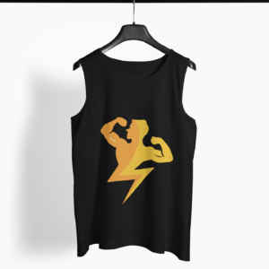 Muscle Man Round Neck Vest - Its Clover