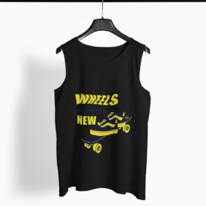 Skating Round Neck Vest - Its Clover