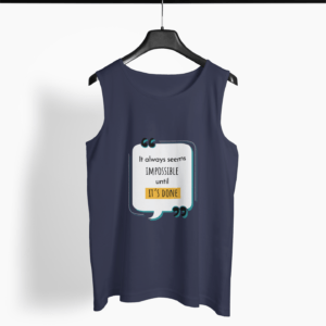Motivational Thoughts Men's Round Neck Vest