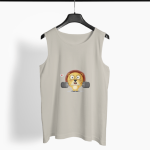 Lion Gym Round Neck Vest - Its Clover