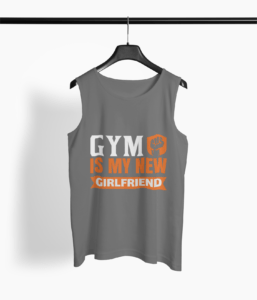 Gym Girlfriend Round Neck Vest - Its Clover