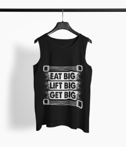 Fitness Quote Round Neck Vest - Its Clover