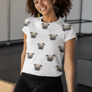 Doggie Style Women's All over print Crop Top - Its Clover