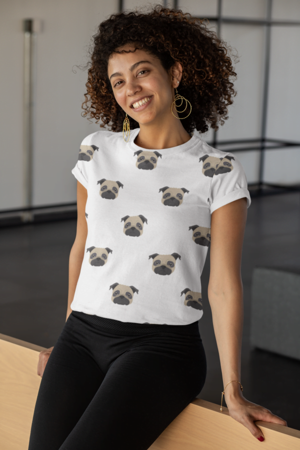 Doggie Style Women's All over print Crop Top - Its Clover