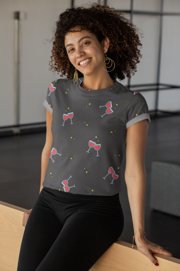 Party Style Women's All over print Crop Top - Its Clover