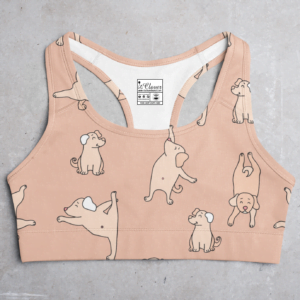 Doggie Style Women's All over print Sports Bra - Its Clover