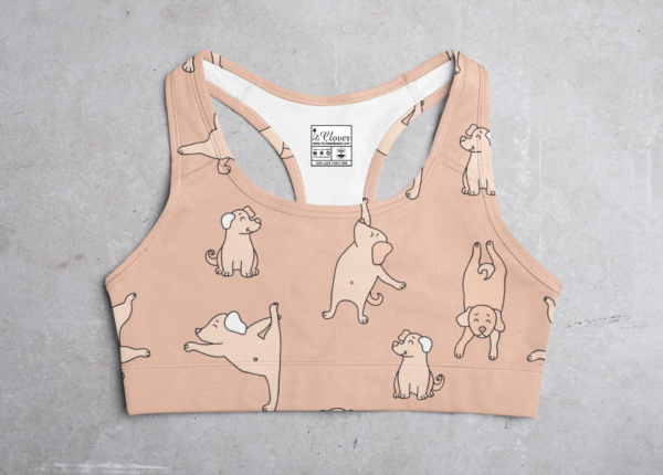 Doggie Style Women's All over print Sports Bra - Its Clover