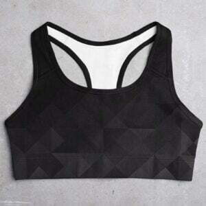 Black Diamond Style Women's All over print Sports Bra its clover