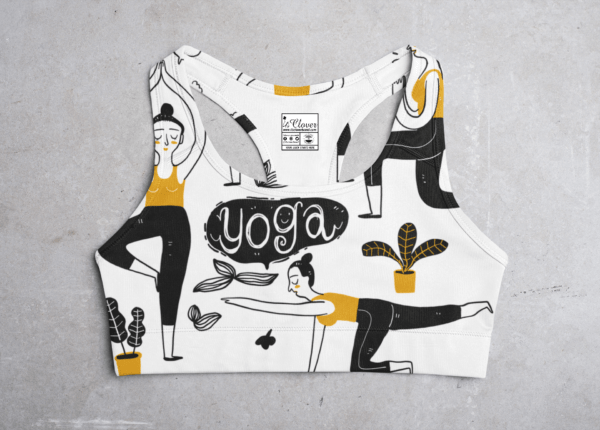 Yoga Style Women's All over print Sports Bra - Its Clover