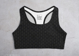Black Style Women's All over print Sports Bra - Its Clover