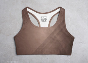 Brown Style Women's All over print Sports Bra - Its Clover