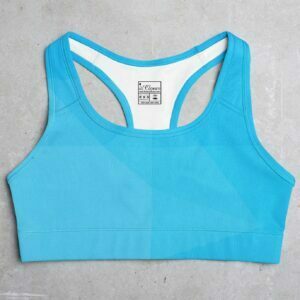 Sky Blue Style Women's All over print Sports Bra its clover