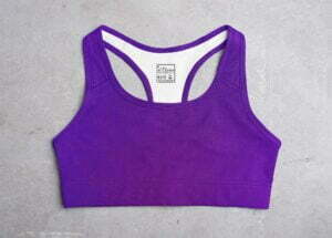 Purple Style Women's All over print Sports Bra its clover