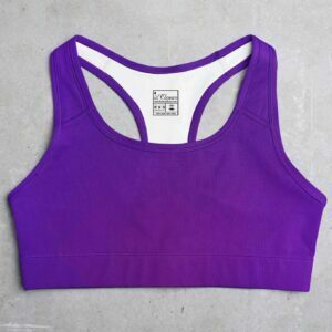 Purple Style Women's All over print Sports Bra its clover