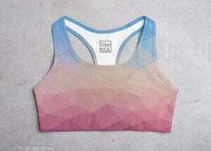 Multiple Color Style Women's All over print Sports Bra its clover