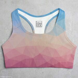 Multiple Color Style Women's All over print Sports Bra its clover