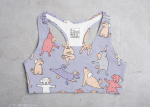 Yoga Doggie Women's All over print Sports Bra - Its Clover