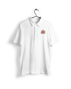 Red Rose Half Sleeve Polo Men's T-Shirt itsclover
