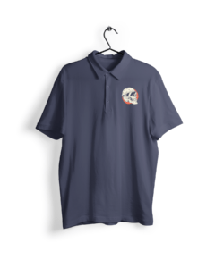Skull Half Sleeve Polo Men's T-Shirt itsclover