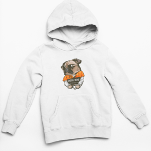 Cool Dog Hooded Sweatshirt with Kangaroo Pockets - Its Clover