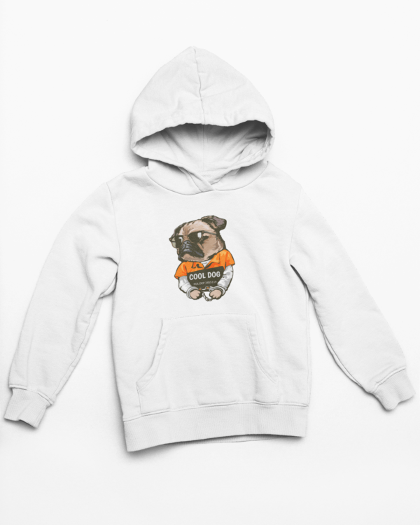Cool Dog Hooded Sweatshirt with Kangaroo Pockets - Its Clover
