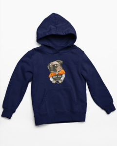 Cool Dog Hooded Sweatshirt with Kangaroo Pockets - Its Clover