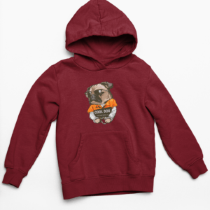 Cool Dog Hooded Sweatshirt with Kangaroo Pockets - Its Clover