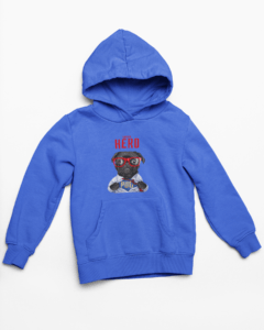 Super Hero Dog Hooded Sweatshirt with Kangaroo Pockets - Its Clover