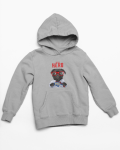Super Hero Dog Hooded Sweatshirt with Kangaroo Pockets - Its Clover