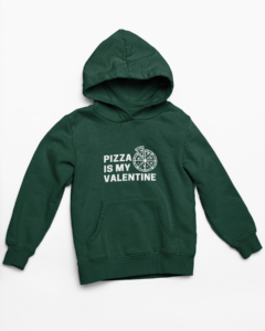 Pizza Lover Hooded Sweatshirt with Kangaroo Pockets - Its Clover