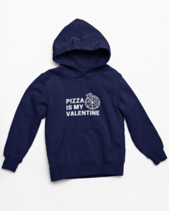 Pizza Lover Hooded Sweatshirt with Kangaroo Pockets - Its Clover
