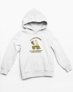 Fun Hooded Sweatshirt with Kangaroo Pockets - Its Clover