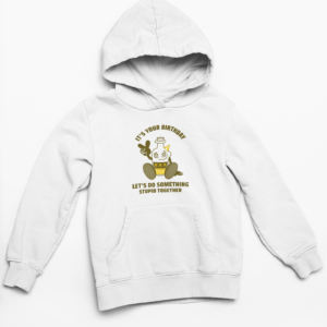 Fun Hooded Sweatshirt with Kangaroo Pockets - Its Clover