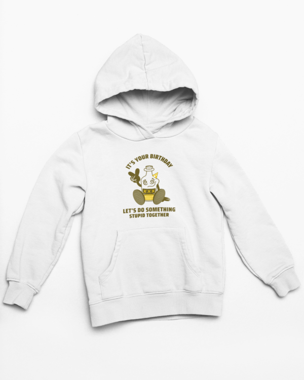 Fun Hooded Sweatshirt with Kangaroo Pockets - Its Clover