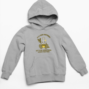 Fun Hooded Sweatshirt with Kangaroo Pockets - Its Clover
