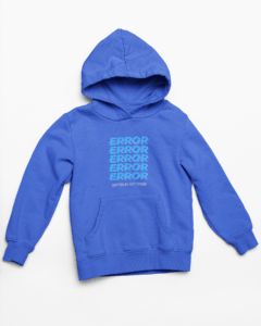 Error Hooded Sweatshirt with Kangaroo Pockets - Its Clover