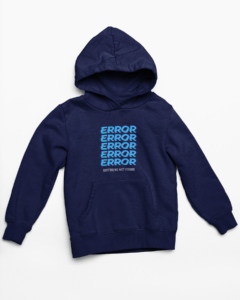 Error Hooded Sweatshirt with Kangaroo Pockets - Its Clover