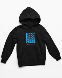 Error Hooded Sweatshirt with Kangaroo Pockets - Its Clover
