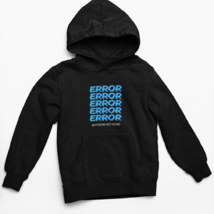 Error Hooded Sweatshirt with Kangaroo Pockets - Its Clover