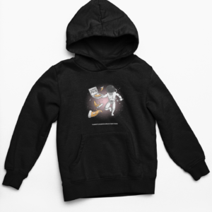 Pizza Mode Hooded Sweatshirt with Kangaroo Pockets - Its Clover