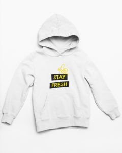 Stay Fresh Hooded Sweatshirt with Kangaroo Pockets - Its Clover