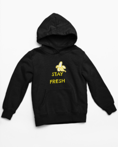 Stay Fresh Hooded Sweatshirt with Kangaroo Pockets - Its Clover