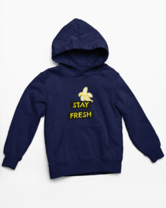 Stay Fresh Hooded Sweatshirt with Kangaroo Pockets - Its Clover