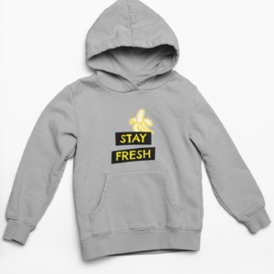 Stay Fresh Hooded Sweatshirt with Kangaroo Pockets - Its Clover