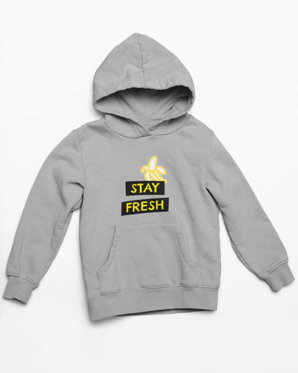 Stay Fresh Hooded Sweatshirt with Kangaroo Pockets - Its Clover