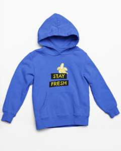Stay Fresh Hooded Sweatshirt with Kangaroo Pockets - Its Clover