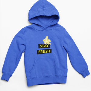 Stay Fresh Hooded Sweatshirt with Kangaroo Pockets - Its Clover